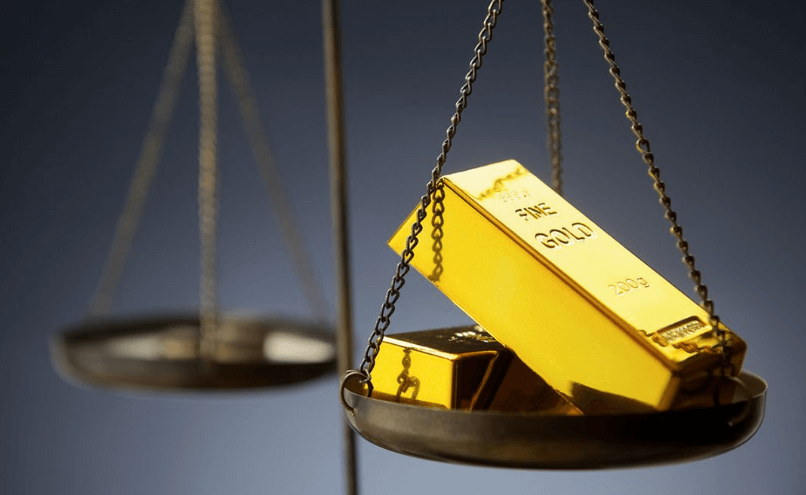 gold has low risks and substantial gains